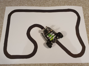 Car follow line